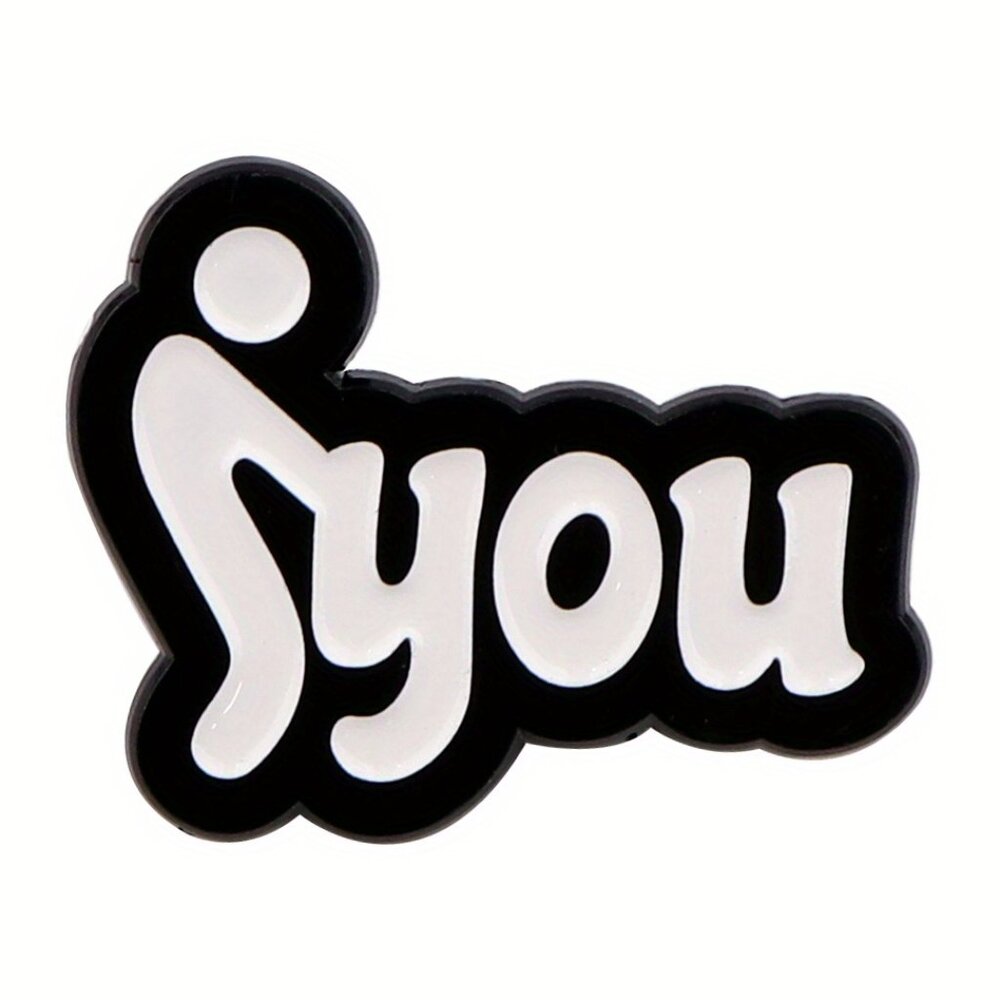 "F#CK YOU" OIL DRIPPED ENAMEL PIN LAPEL PIN BROOCH NWT